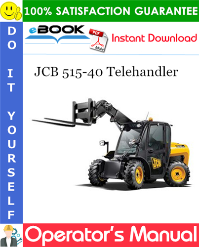 JCB 515-40 Telehandler Operator's Manual