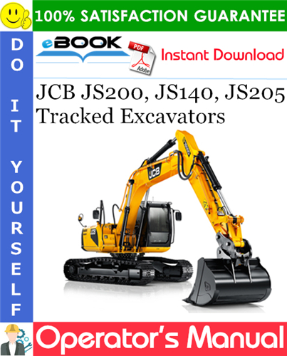 JCB JS200, JS140, JS205 Tracked Excavators