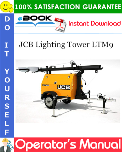 JCB Lighting Tower LTM9 Operator's Manual