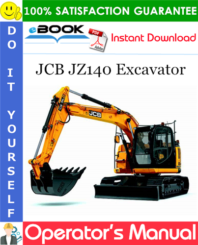 JCB JZ140 Excavator Operator's Manual