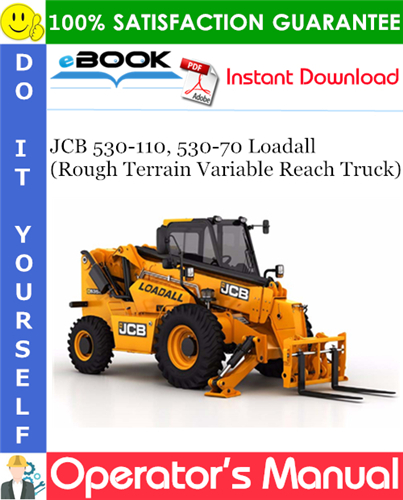 JCB 530-110, 530-70 Loadall (Rough Terrain Variable Reach Truck)