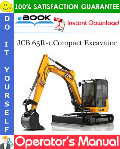 JCB 65R-1 Compact Excavator Operator's Manual
