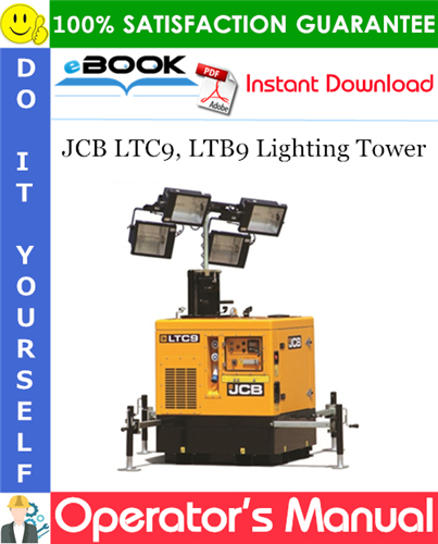 JCB LTC9, LTB9 Lighting Tower Operator's Manual