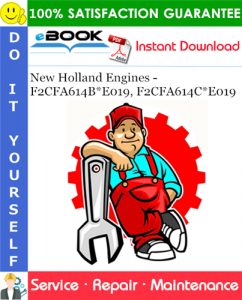 New Holland Engines - F2CFA614B*E019, F2CFA614C*E019 Service Repair Manual