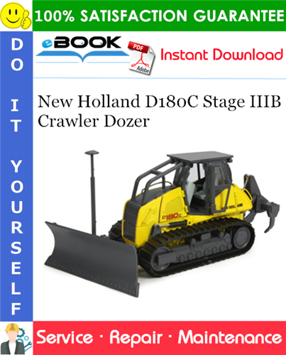 New Holland D180C Stage IIIB Crawler Dozer Service Repair Manual