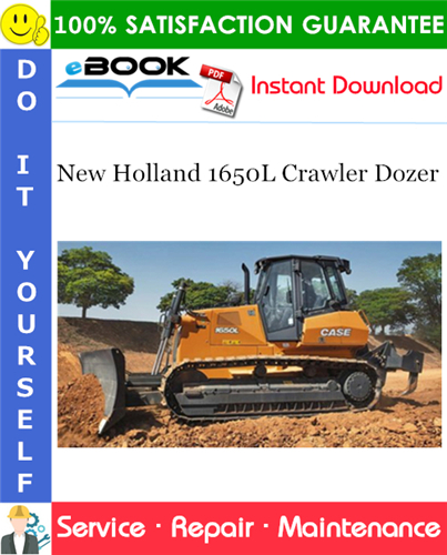 New Holland 1650L Crawler Dozer Service Repair Manual