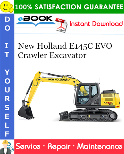 New Holland E145C EVO Crawler Excavator Service Repair Manual