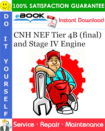 CNH NEF Tier 4B (final) and Stage IV Engine Service Repair Manual