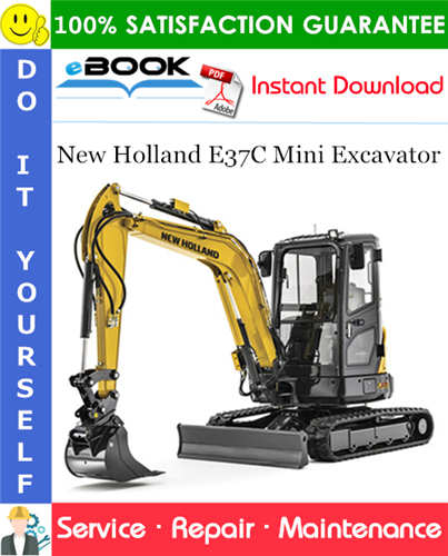 New Holland E37C Mini Excavator Service Repair Manual