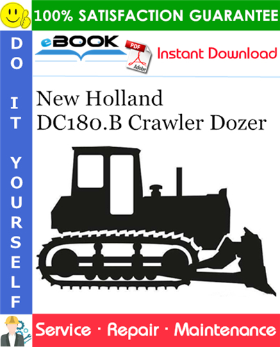 New Holland DC180.B Crawler Dozer Service Repair Manual