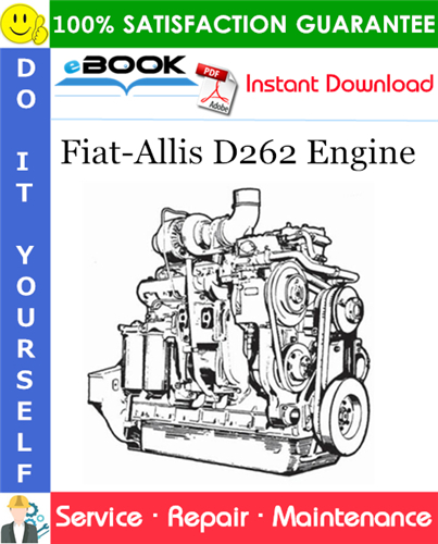 Fiat-Allis D262 Engine Service Repair Manual