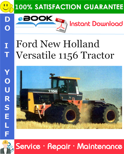 Ford New Holland Versatile 1156 Tractor Service Repair Manual