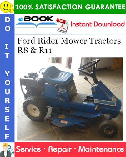 Ford Rider Mower Tractors R8 & R11