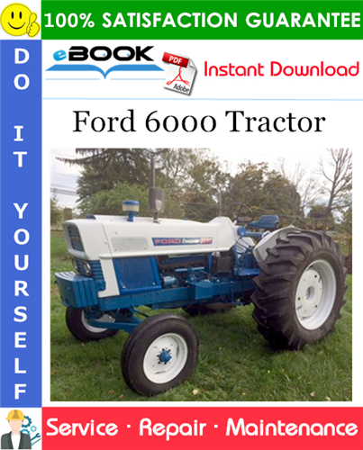 Ford 6000 Tractor Service Repair Manual