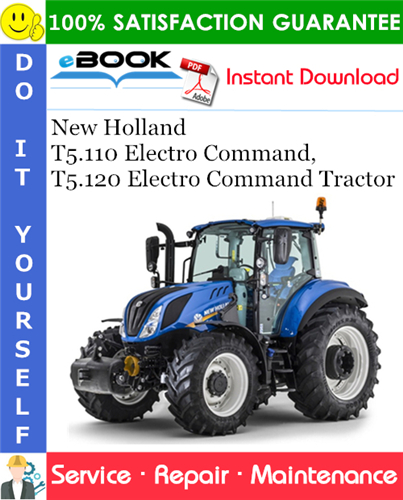 New Holland T5.110 Electro Command, T5.120 Electro Command Tractor