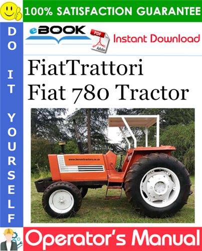 FiatTrattori Fiat 780 Tractor Operator's Manual
