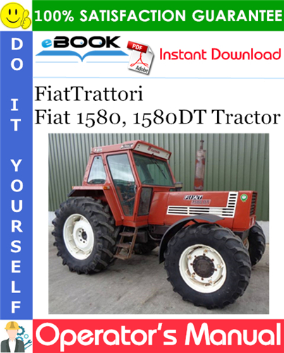 FiatTrattori Fiat 1580, 1580DT Tractor Operator's Manual