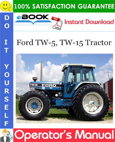 Ford TW-5, TW-15 Tractor Operator's Manual