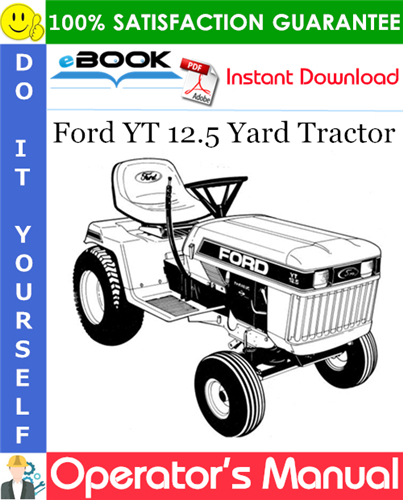 Ford YT 12.5 Yard Tractor Operator's Manual