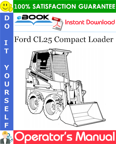Ford CL25 Compact Loader Operator's Manual