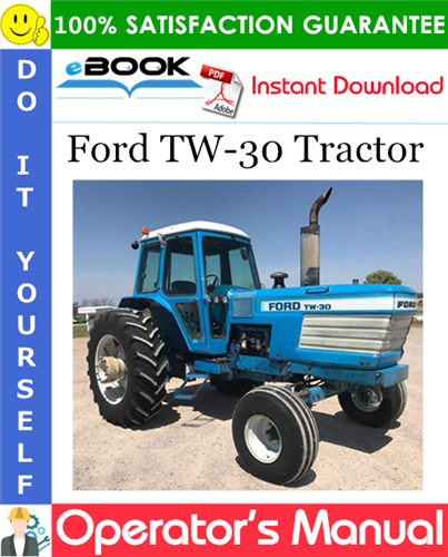 Ford TW-30 Tractor Operator's Manual