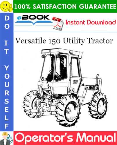 Versatile 150 Utility Tractor Operator's Manual (Model Year: 1977)