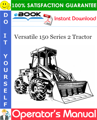 Versatile 150 Series 2 Tractor Operator's Manual (Model Year: 1980)