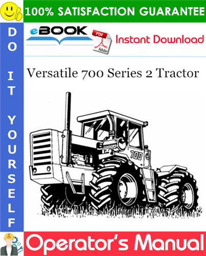 Versatile 700 Series 2 Tractor Operator's Manual (Model Year: 1976-1977)