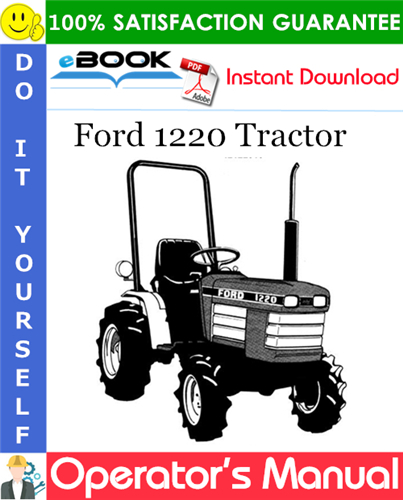 Ford 1220 Tractor Operator's Manual