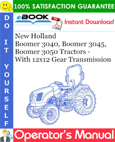 New Holland Boomer 3040, Boomer 3045, Boomer 3050 Tractors