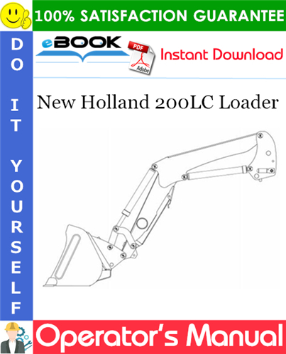 New Holland 200LC Loader Operator's Manual