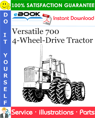 Versatile 700 4-Wheel-Drive Tractor Parts Catalog