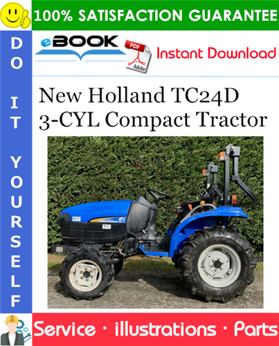 New Holland TC24D - 3 CYL Compact Tractor Parts Catalog