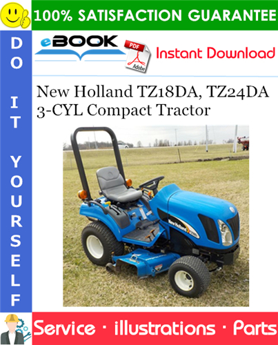 New Holland TZ18DA, TZ24DA - 3 CYL Compact Tractor Parts Catalog