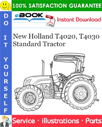 New Holland T4020, T4030 Standard Tractor Parts Catalog
