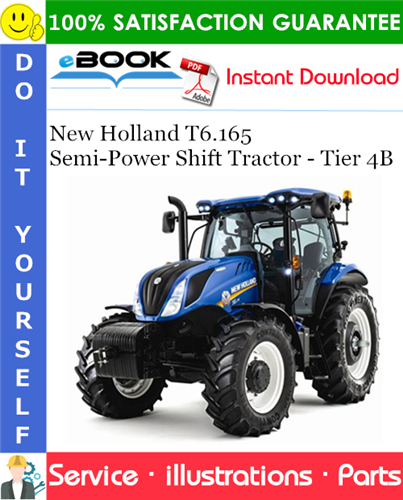 New Holland T6.165 Semi-Power Shift Tractor - Tier 4B Parts Catalog