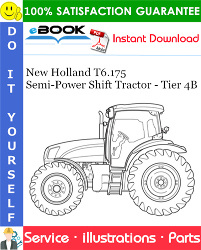 New Holland T6.175 Semi-Power Shift Tractor - Tier 4B Parts Catalog