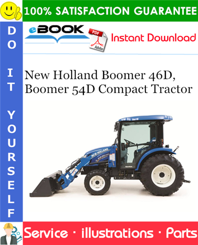 New Holland Boomer 46D, Boomer 54D Compact Tractor Parts Catalog