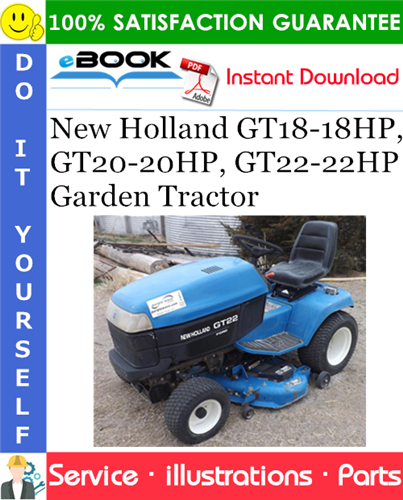 New Holland GT18-18HP, GT20-20HP, GT22-22HP Garden Tractor Parts Catalog