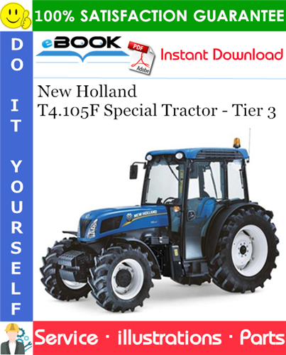 New Holland T4.105F Special Tractor - Tier 3 Parts Catalog