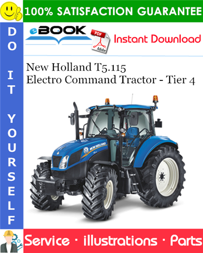 New Holland T5.115 Electro Command Tractor - Tier 4 Parts Catalog