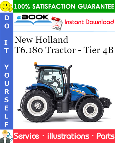New Holland T6.180 Tractor - Tier 4B Parts Catalog