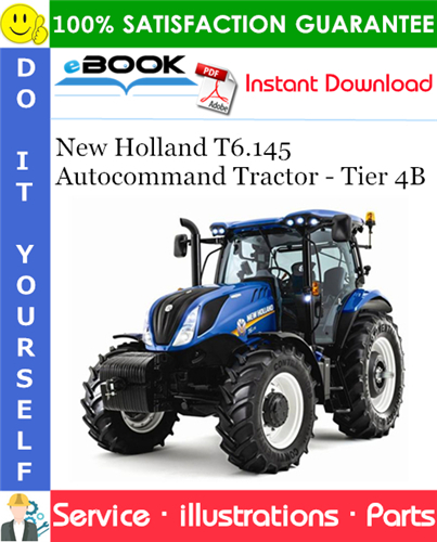 New Holland T6.145 Autocommand Tractor - Tier 4B Parts Catalog