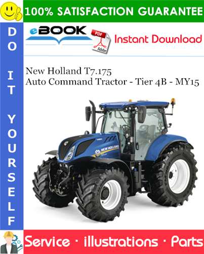 New Holland T7.175 Auto Command Tractor - Tier 4B - MY15 Parts Catalog