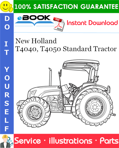 New Holland T4040, T4050 Standard Tractor Parts Catalog