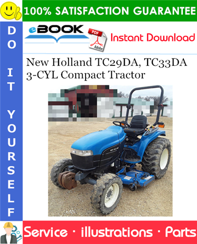 New Holland TC29DA, TC33DA - 3 CYL Compact Tractor Parts Catalog