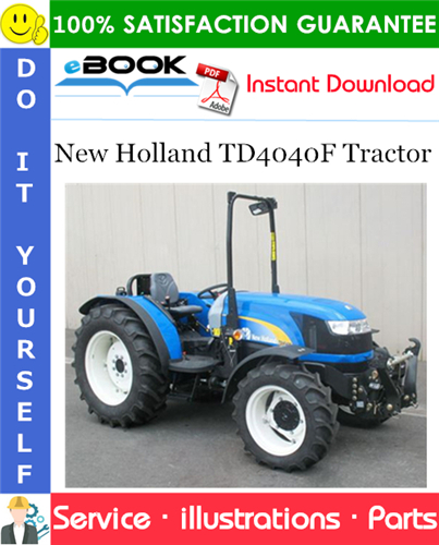 New Holland TD4040F Tractor Parts Catalog