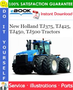 New Holland TJ375, TJ425, TJ450, TJ500 Tractors Parts Catalog