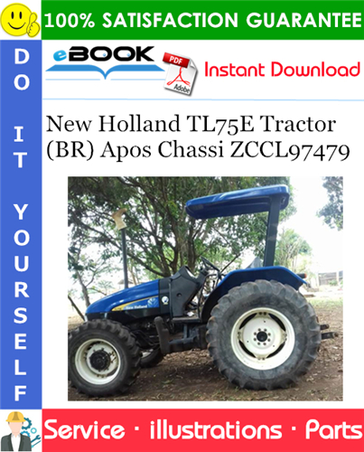 New Holland TL75E Tractor (BR) Apos Chassi ZCCL97479 Parts Catalog
