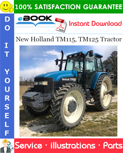New Holland TM115, TM125 Tractor Parts Catalog